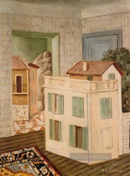 Das Haus im Haus Giorgio de Chirico Metaphysischen Surrealismus Ölgemälde